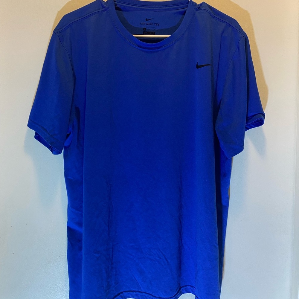 Nike dri-fit “the Nike tee” mens t-shirt blue size XL